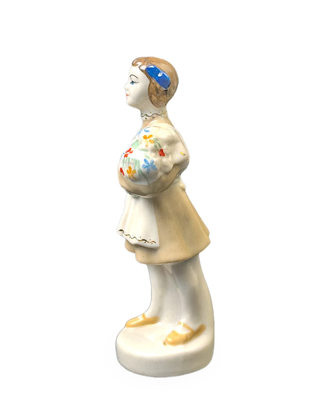 Фарфоровая статуэтка "Первоклассница" Полонне ЗХК