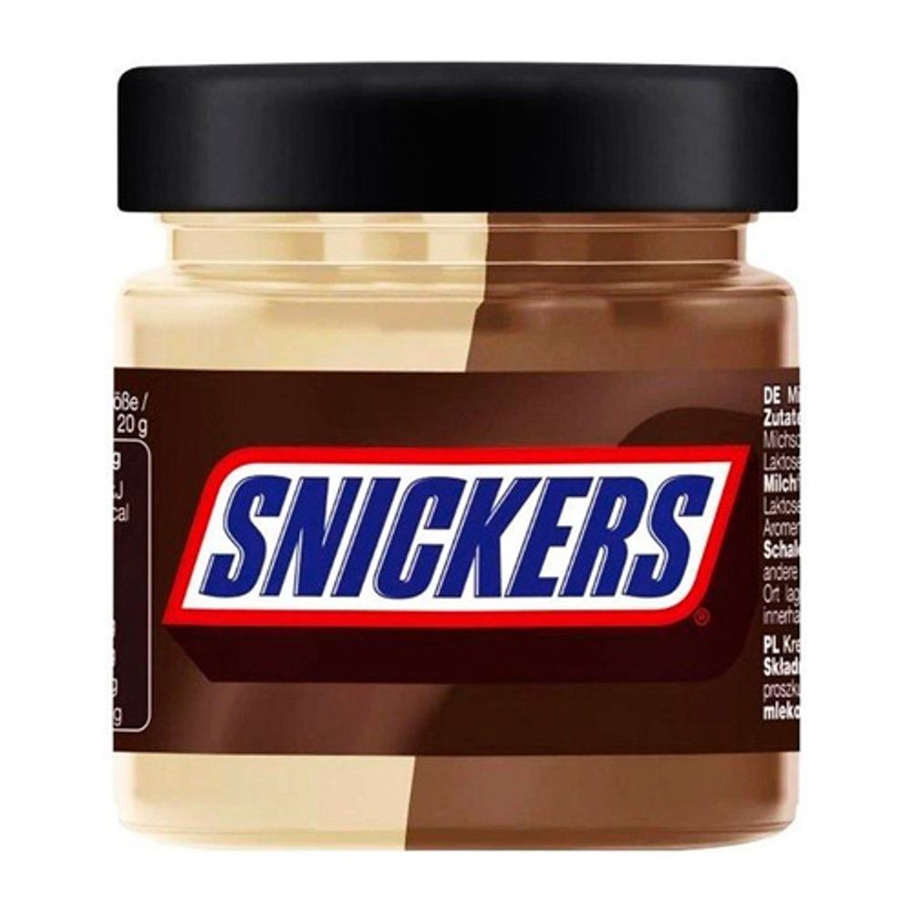Шоколадная паста Snickers Original 200гр