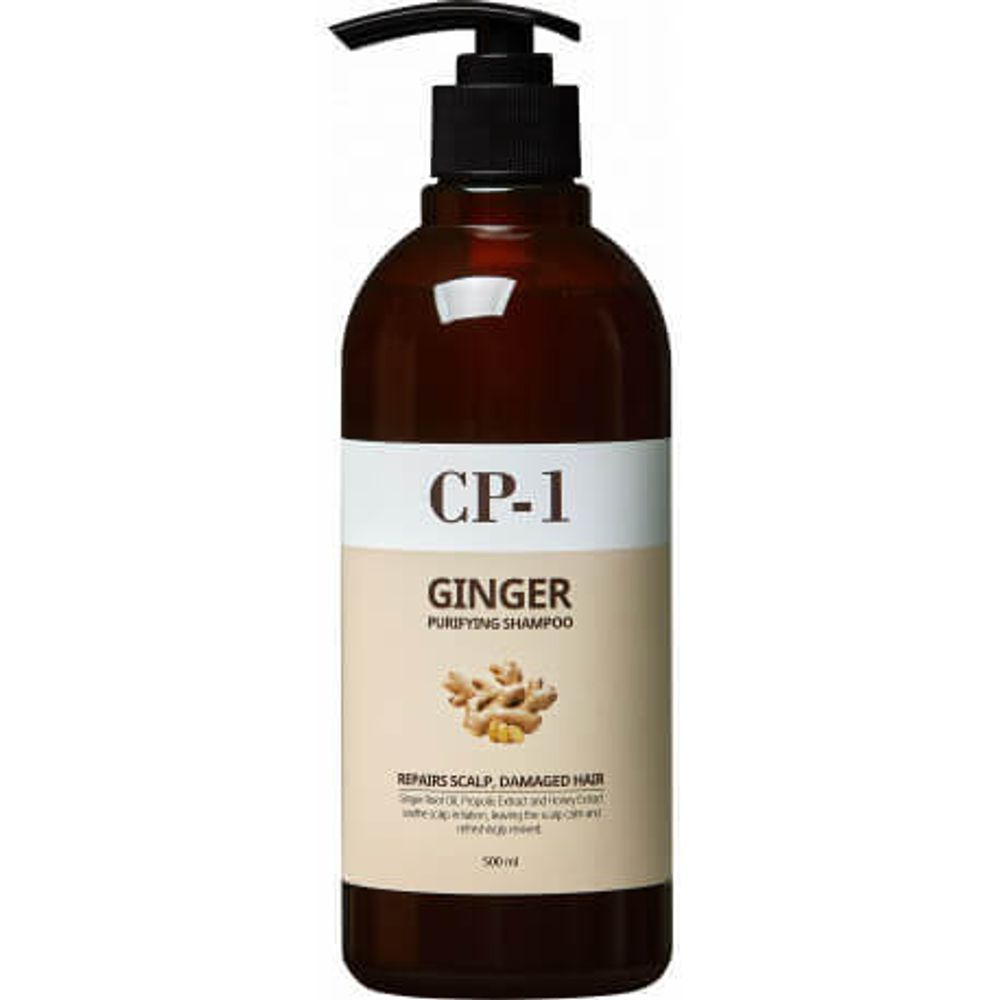 Восстанавливающий шампунь для волос с корнем имбиря CP-1 Ginger Purifying Shampoo, 500мл