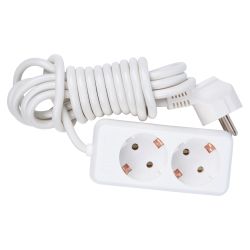 S-GCD2-3 Удлинитель Uniel серии Стандарт. с-з. 2 гн.. шнур 3 м