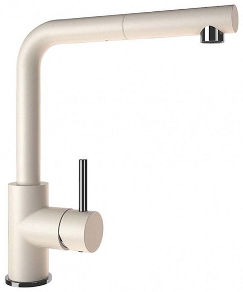 Смеситель Schock Napos-D, Cristadur, выдвижной излив магнолия