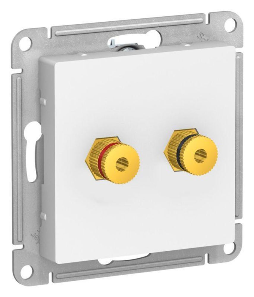 Аудиорозетка двойная AtlasDesign лотос SE ATN001387