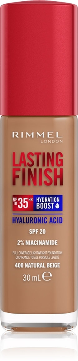Rimmel Lasting Finish 35H Hydration Boost - Увлажняющий тональный крем SPF 20, 30 ml