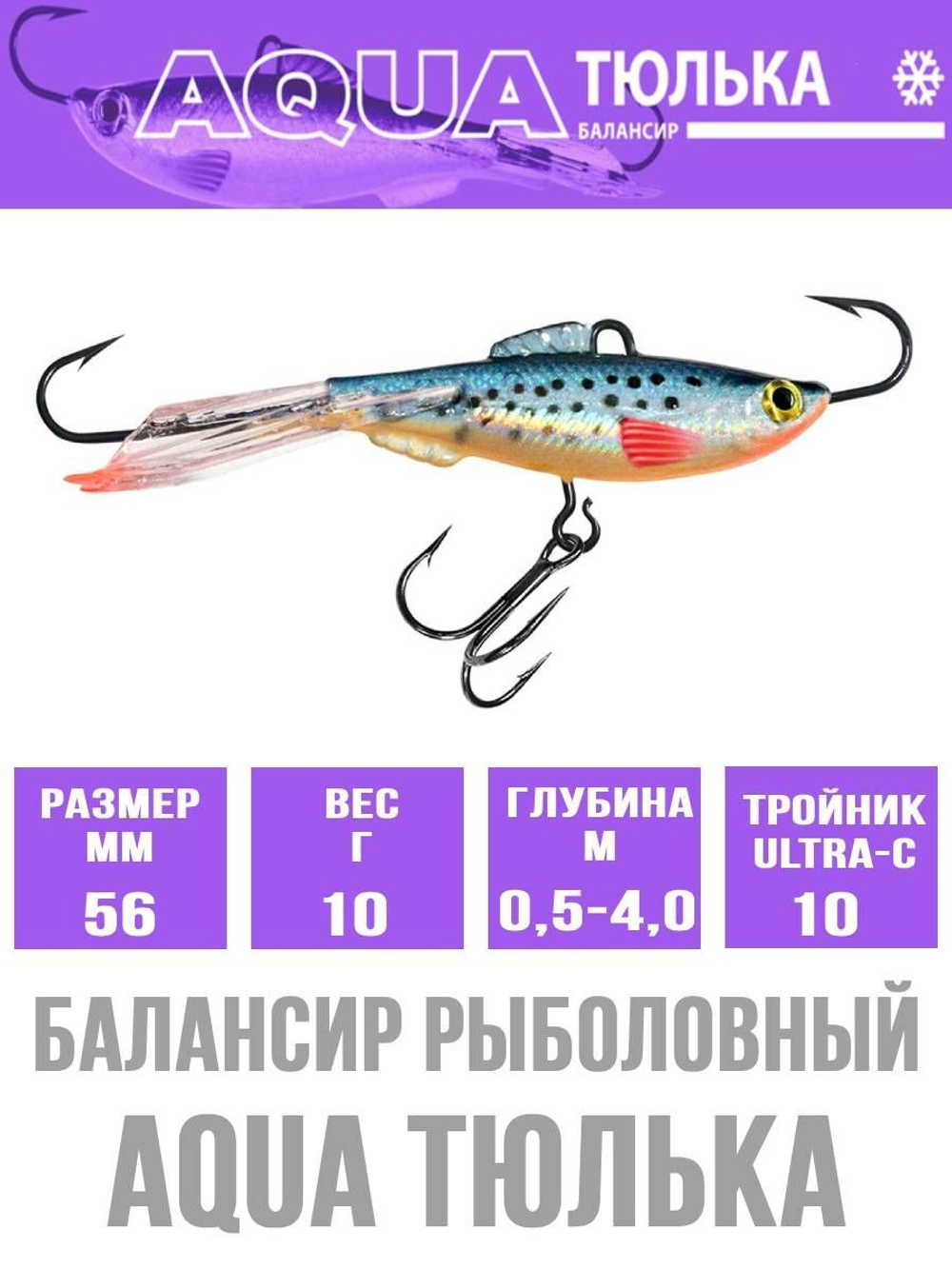 Балансир для рыбалки AQUA ТЮЛЬКА