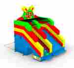 Надувная водная горка с бассейном «Аквамонстро мини» 4*4*4 м