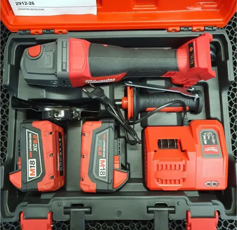 Аккумуляторная болгарка ушм Milwaukee 18В