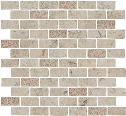 Декор Про Лаймстоун Антика 2 мозаичный бежевый матовый (MBD014)