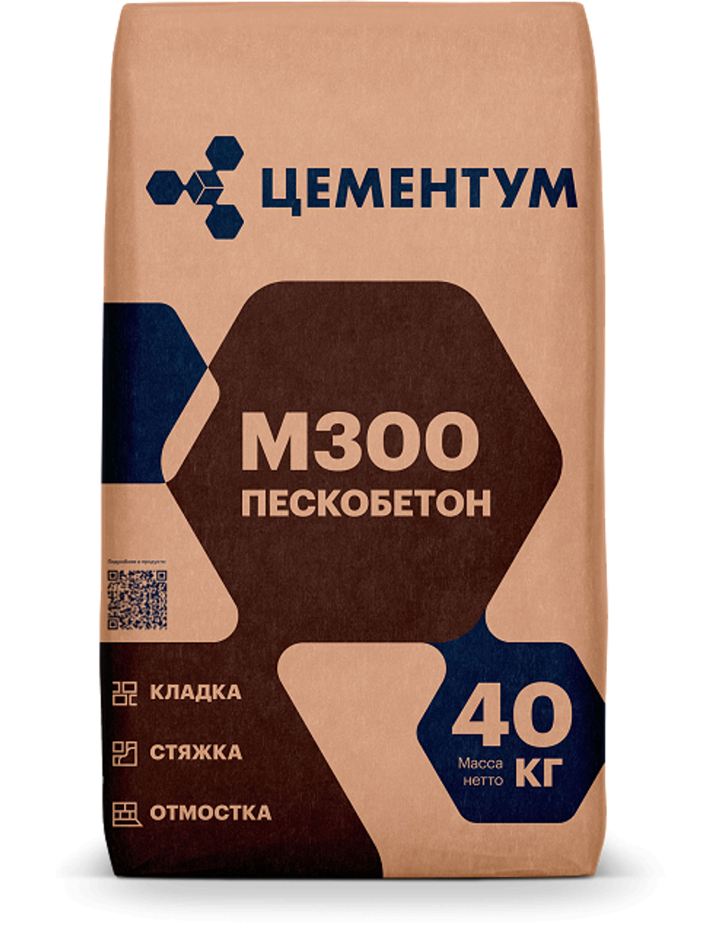 Пескобетон M300 ЦЕМЕНТУМ 40 кг