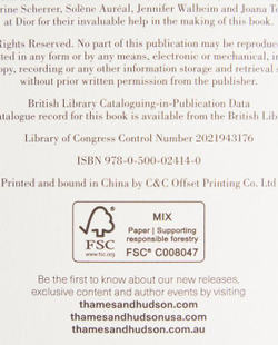 ZARA HOME КНИГА МИРА CHRISTIAN DIOR (НА АНГЛИЙСКОМ ЯЗЫКЕ), СЕРЫЙ