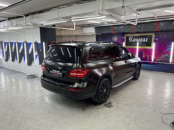 Пленка черный сатин Metal Flash Midnight Black Carbins 12 погонных метров