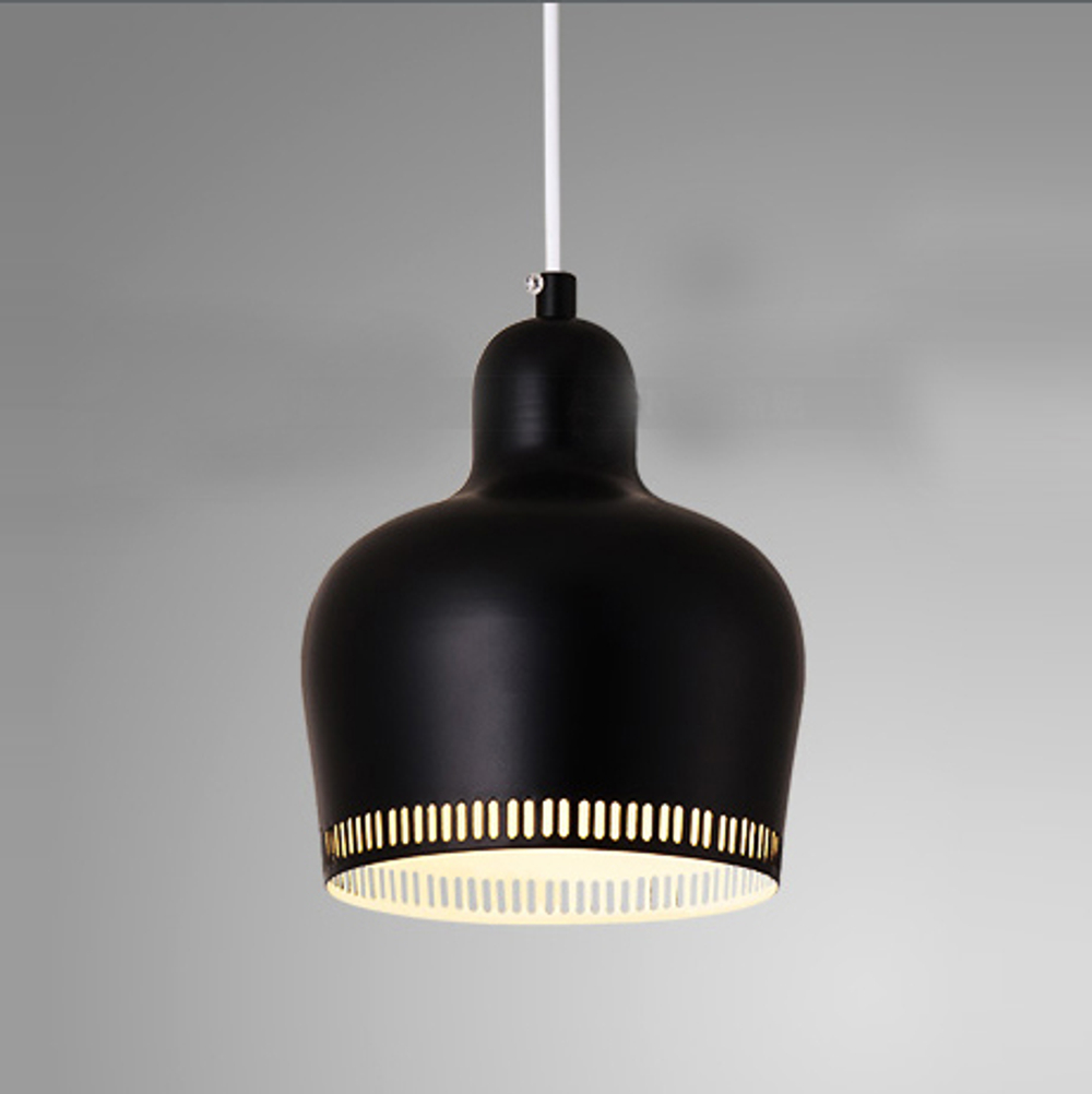 Pendant design lamp A330S Golden Bell by Artek (Black)