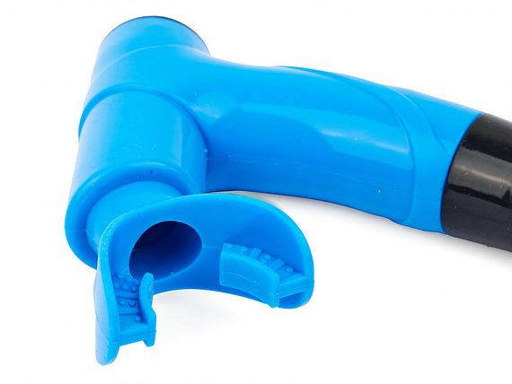 Набор детский маска+трубка в сумке Sargan Панорама-А kids черный/голубой