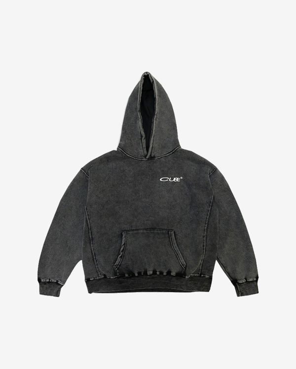 Худи Garment Dyed Concept logo Серый - фото 1