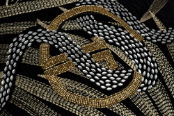 Подушка декоративная 45x45 Garda Decor Тропики черный