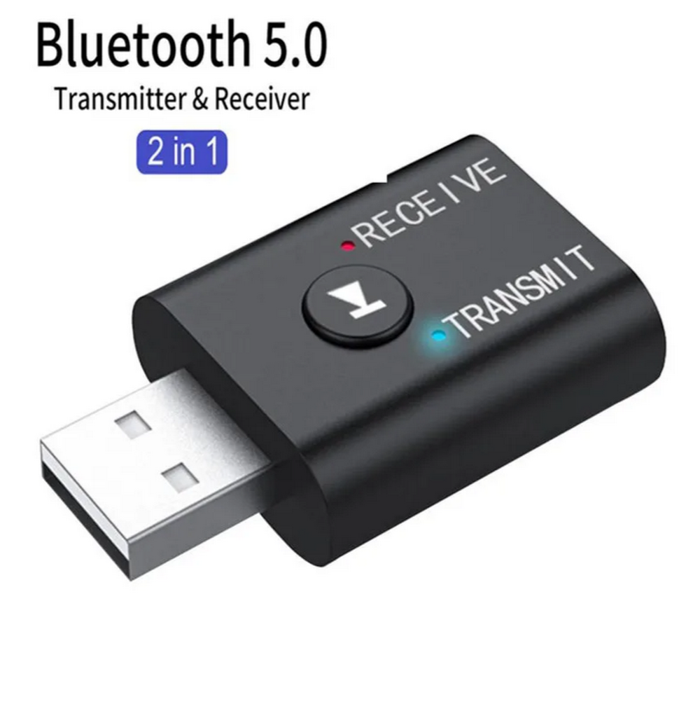 Автомобильный Bluetooth адаптер (2in1) AUX Wireless YET-TR6