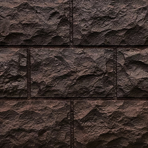 Фасадные панели Доломит, тёмно-коричневый Fineber (Файнбир)