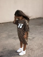 Платье детское трикотажное в садик