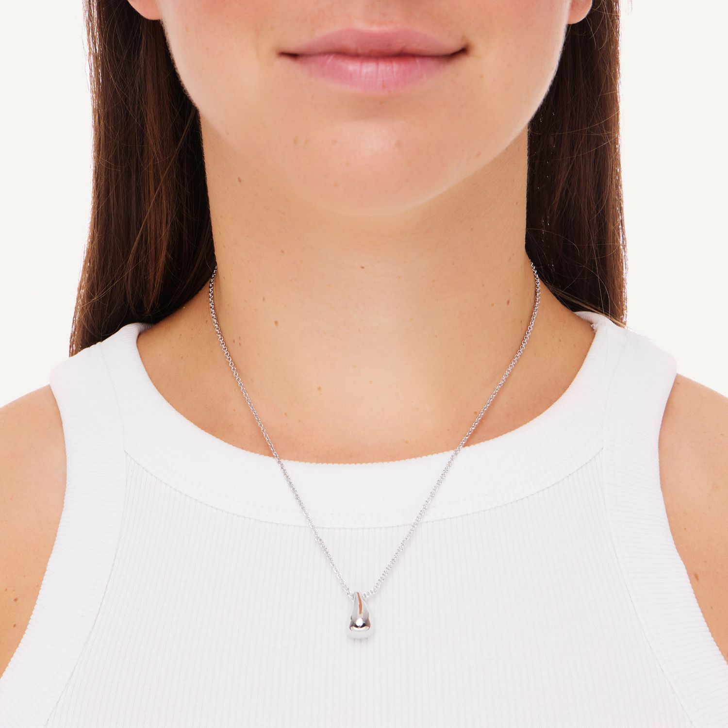 Колье Pure Drop Necklace - Silver