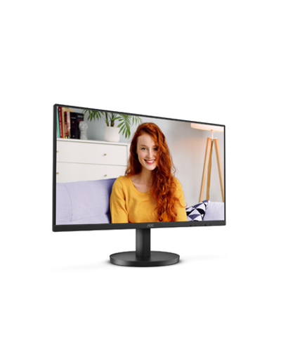Монитор 23.8" АОС 24B3HMA2 1920x1080 WLED, 16:9, VA, 250cd, 4000:1, 20M:1, 4ms, 178/178, VGA, HDMI, 100Hz, Speakers, Tilt, Внут, VESA, Black, 3y