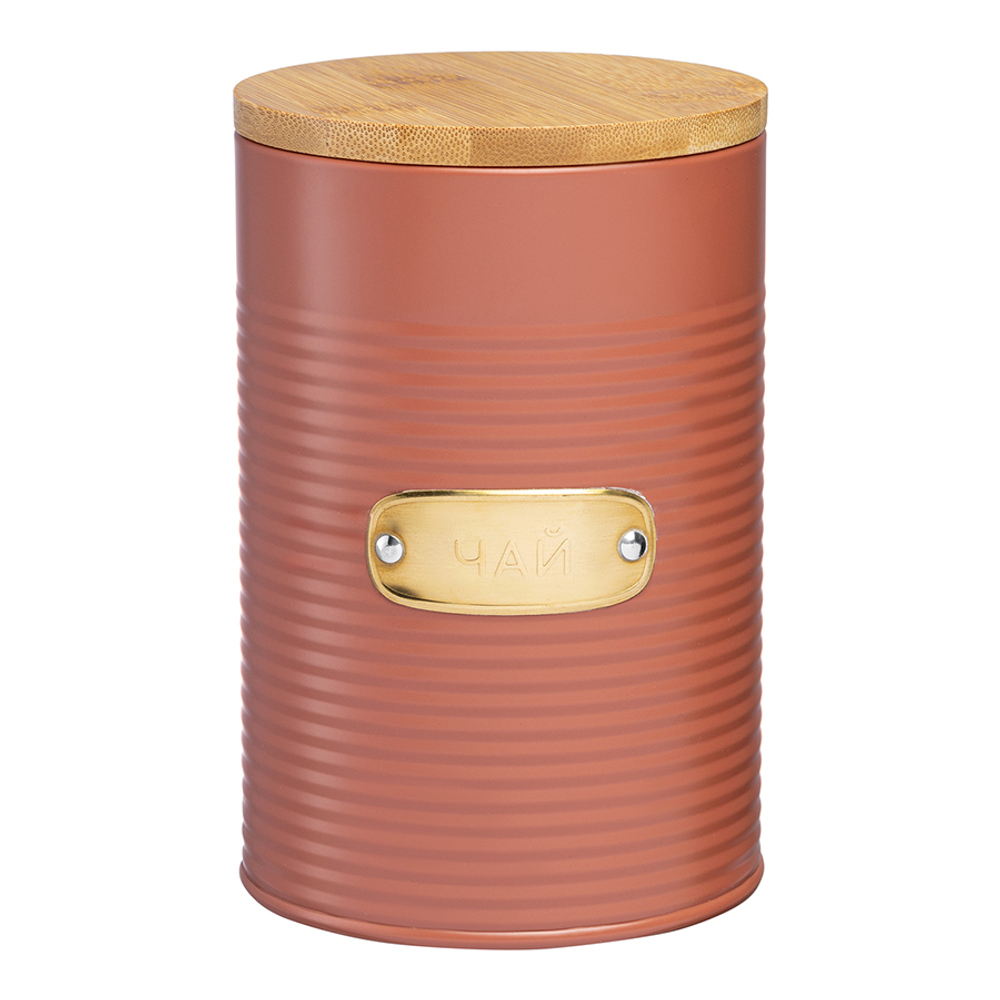 Банка для хранения чая irmel, 1,3 л, терракота