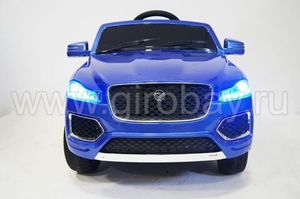 Детский электромобиль River Toys JAGUAR P111BP синий фото №3