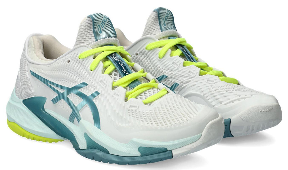 Женские теннисные кроссовки Asics Court FF 3 - white/soothing sea