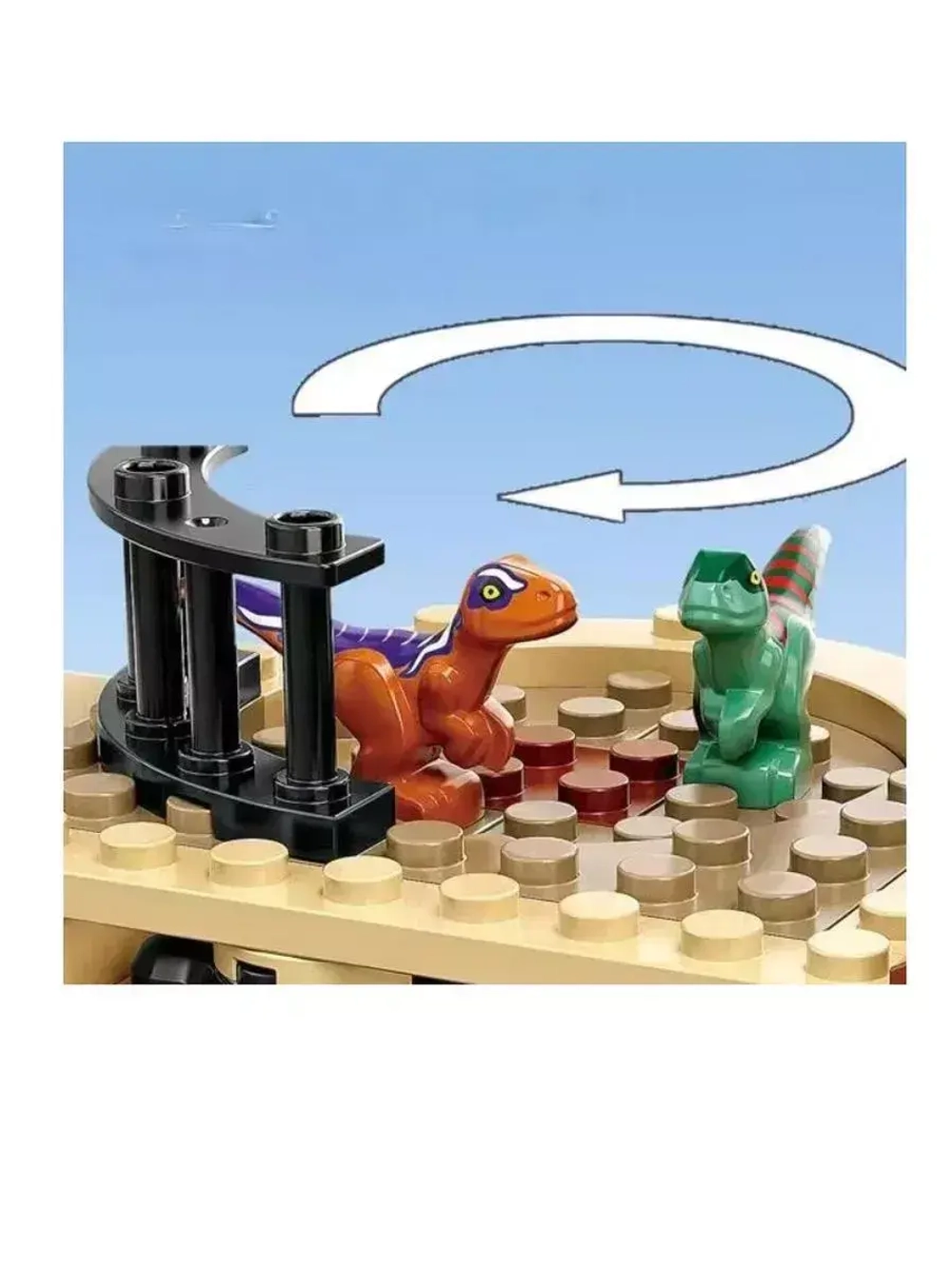 Конструктор Атроцираптор : погоня на мотоцикле 183 детали