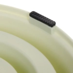 Миска пластиковая для медленного кормления «Колор-Собака» 21*18,5*4,5см цвет нежно-зеленый