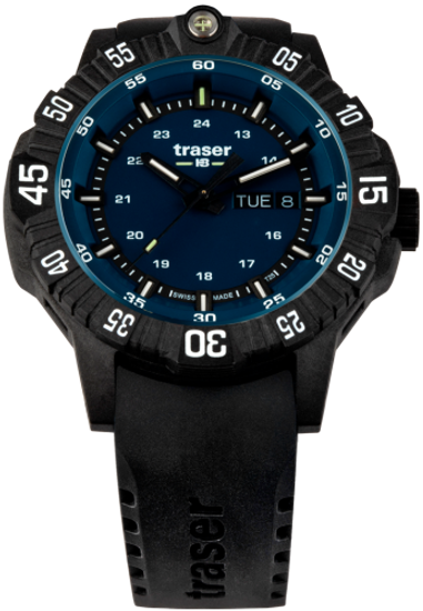 Швейцарские тактические часы Traser P99 Q Tactical Blue 110725