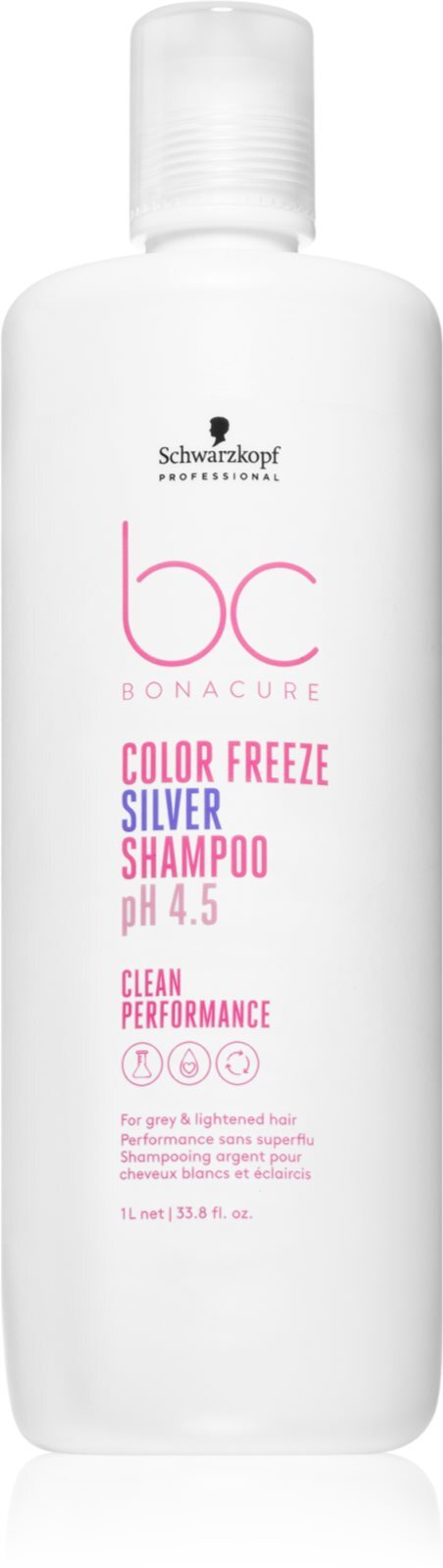 Schwarzkopf Professional BC Bonacure Color Freeze Silver - серебряный шампунь для светлых и балаяжных волос /   1000  ml  / GTIN 4045787722857