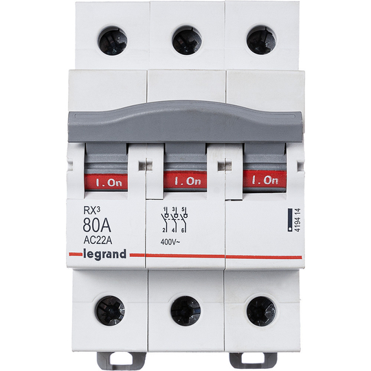 Выключатель-разъединитель 80А 3П Rx3 Legrand