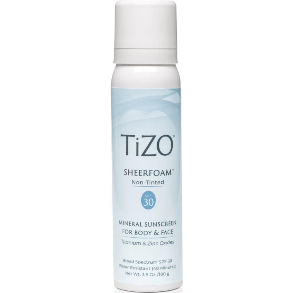 SheerFoam Sunscreen SPF 30 Non-Tinted | Спрей солнцезащитный для лица и тела TiZO