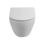 Унитаз подвесной безободковый с сиденьем и смывом TORNADO Cezares STREAM-TOR CZR-2426-TH-TOR/SC