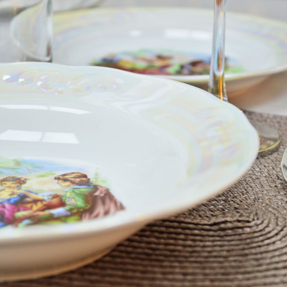 Тарелка 200мм глубокая форма Надежда Мадонна