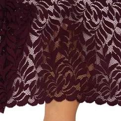 Кружево эластичное слива 20 см, Китай