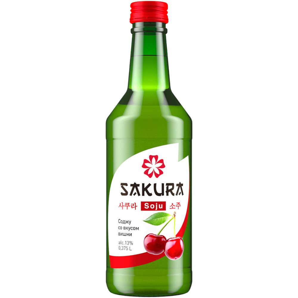 Соджу Sakura Soju Вишня 0,375 л.