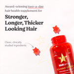 HAIRtamin, Gummy Stars ™, смесь суперфруктов, 60 веганских жевательных мармеладок