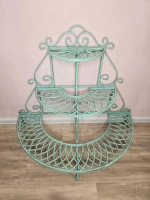 Подставка для цветов напольная металлическая