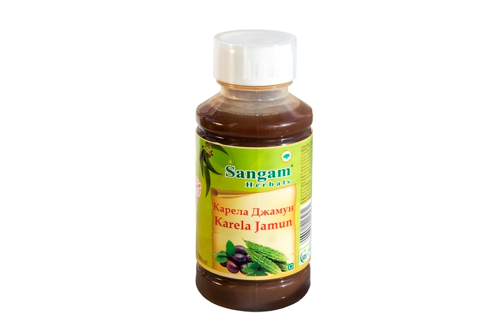 Сок Sangam Herbals Карела - Джамун (Момордика - Ямболан) 500 мл