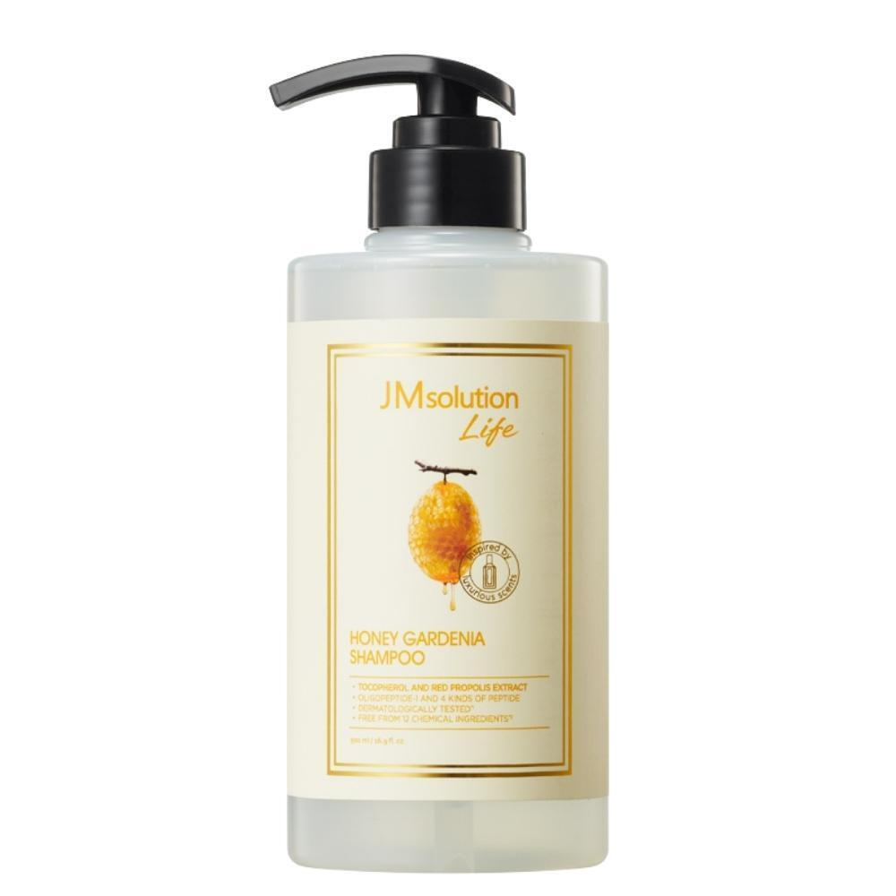 Парфюмированный шампунь для поврежденных волос и кожи головы jm solution LIFE HONEY GARDENIA SHAMPOO, 500 мл