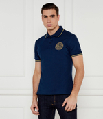 Поло Met Embro Versace Jeans Couture - темно-синий(78GAGT00CJ01T)