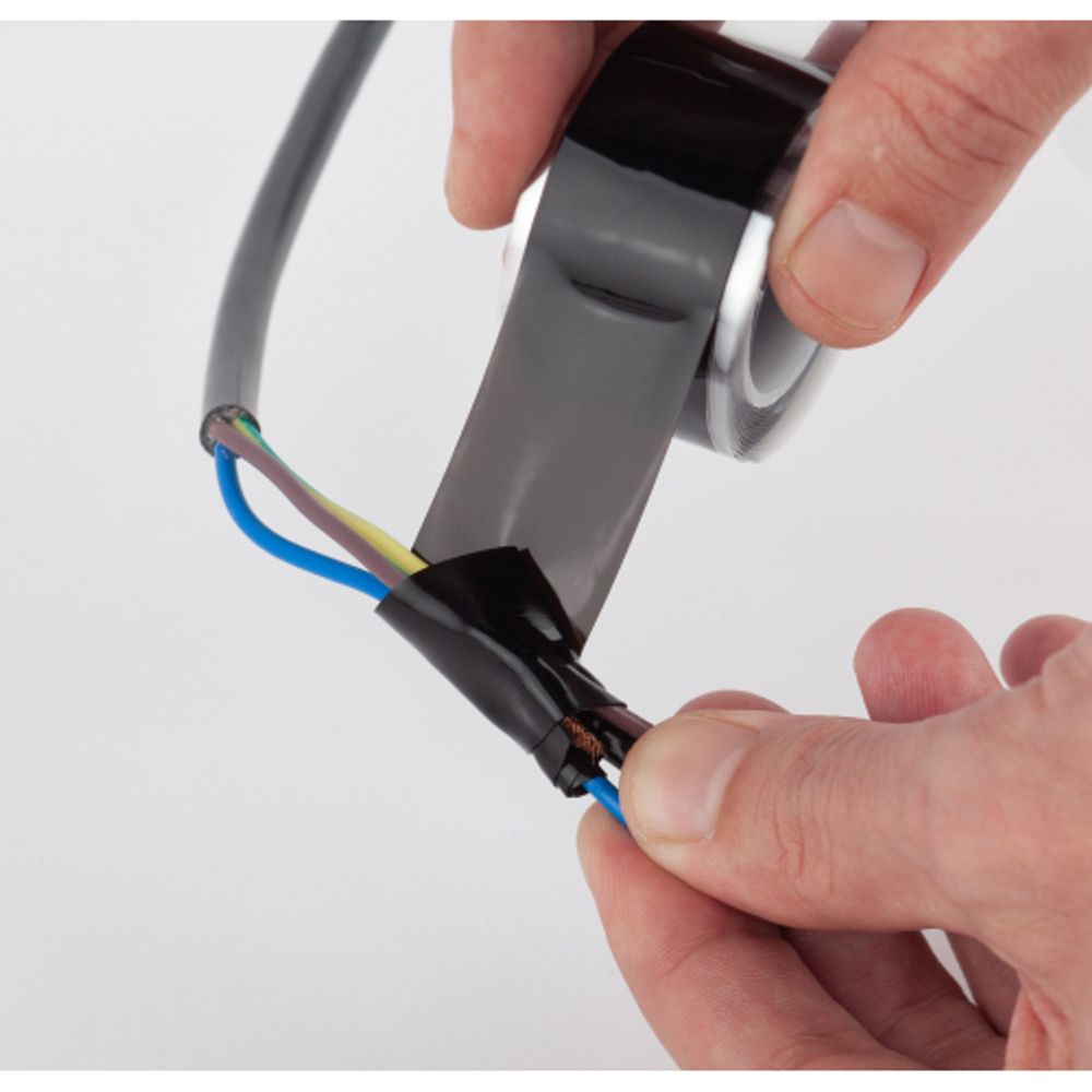 Изолента ЭРА PRO PROSS25 силиконовая самослипающаяся 25 мм х 3 м черная