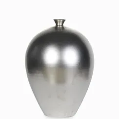 Ваза Priscille L высота 45 см, серебристый