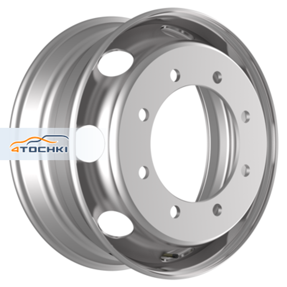 Accuride 6,75x19,5/8x275 ET136 D221 M20 Silver (RZB35654OE) (10,5 мм) 2 500 кг