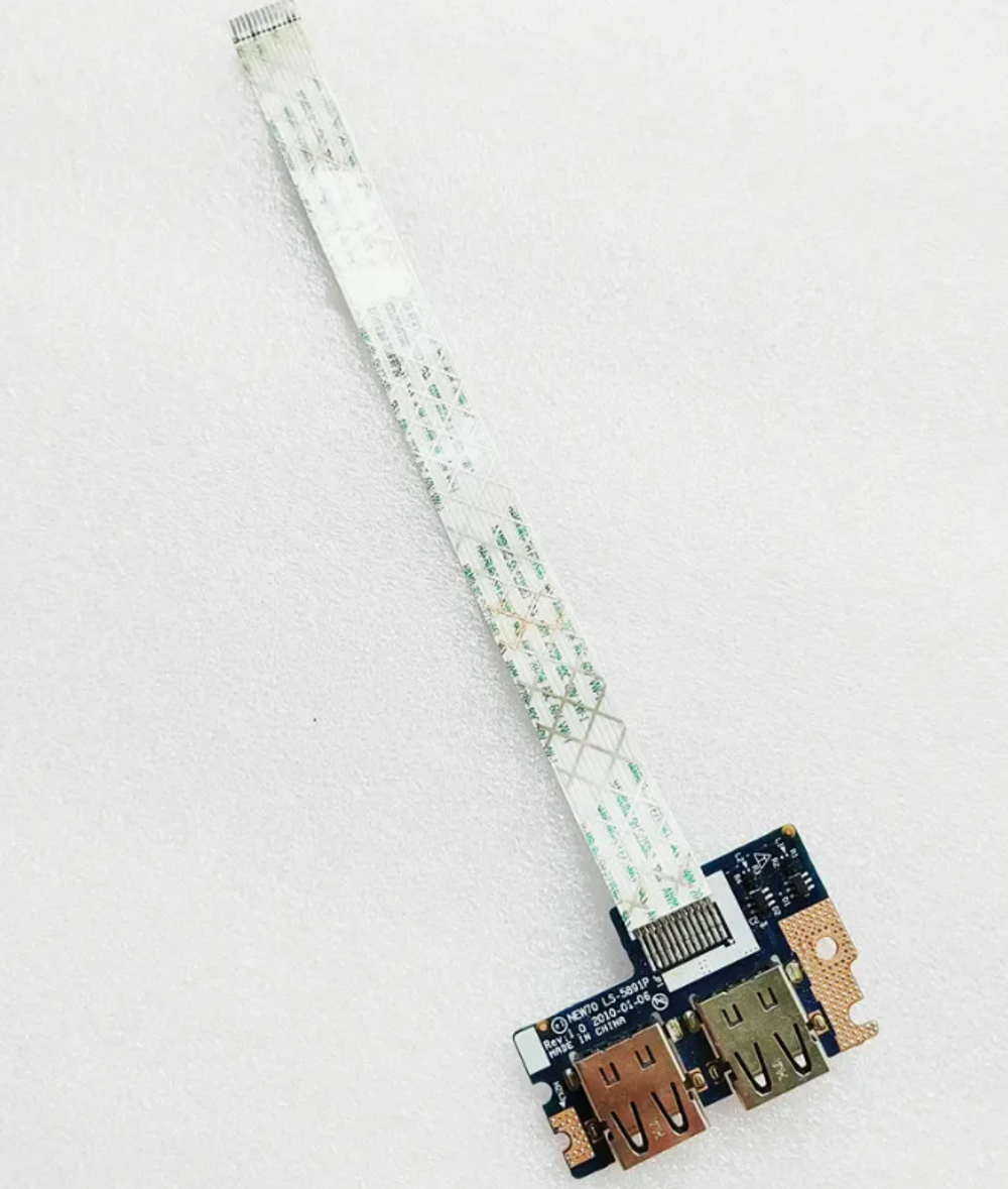 Плата USB со шлейфом Acer Aspire 5551 5251 5741 (NEW70 LS-5891P) б/у