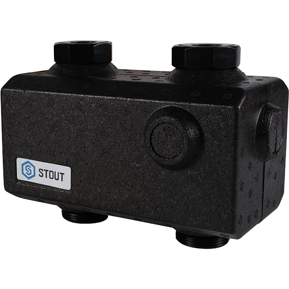 Разделитель гидравлический STOUT - 3 м³/час (горизонтальный)