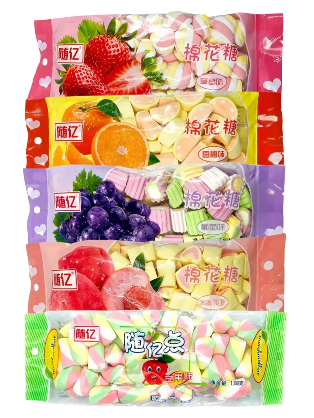 Азиатский Маршмеллоу Фруктовое ассорти 138 г * 5 шт