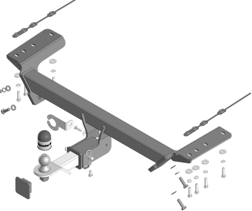 Фаркоп для Exeed RX 2023- арт.MOTODOR.99016-E