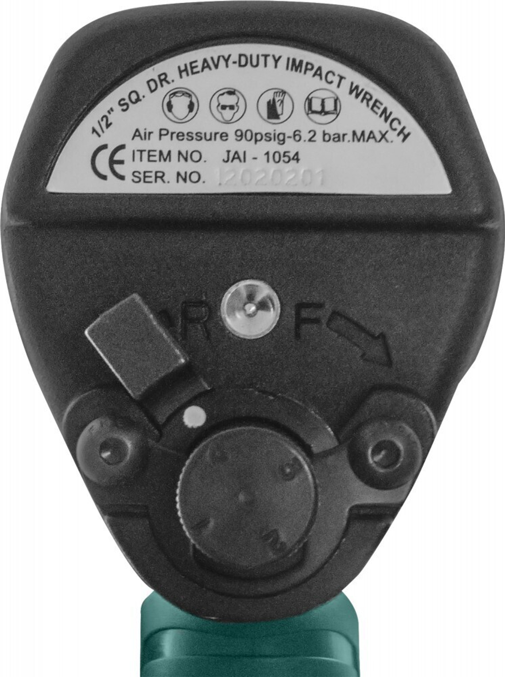 JAI-1054 Гайковерт пневматический ударный 1/2"DR 7000 об/мин., 920 Нм