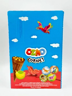 Турецкий вафельный рожок Ozmo Cornet с шоколадом и бананом